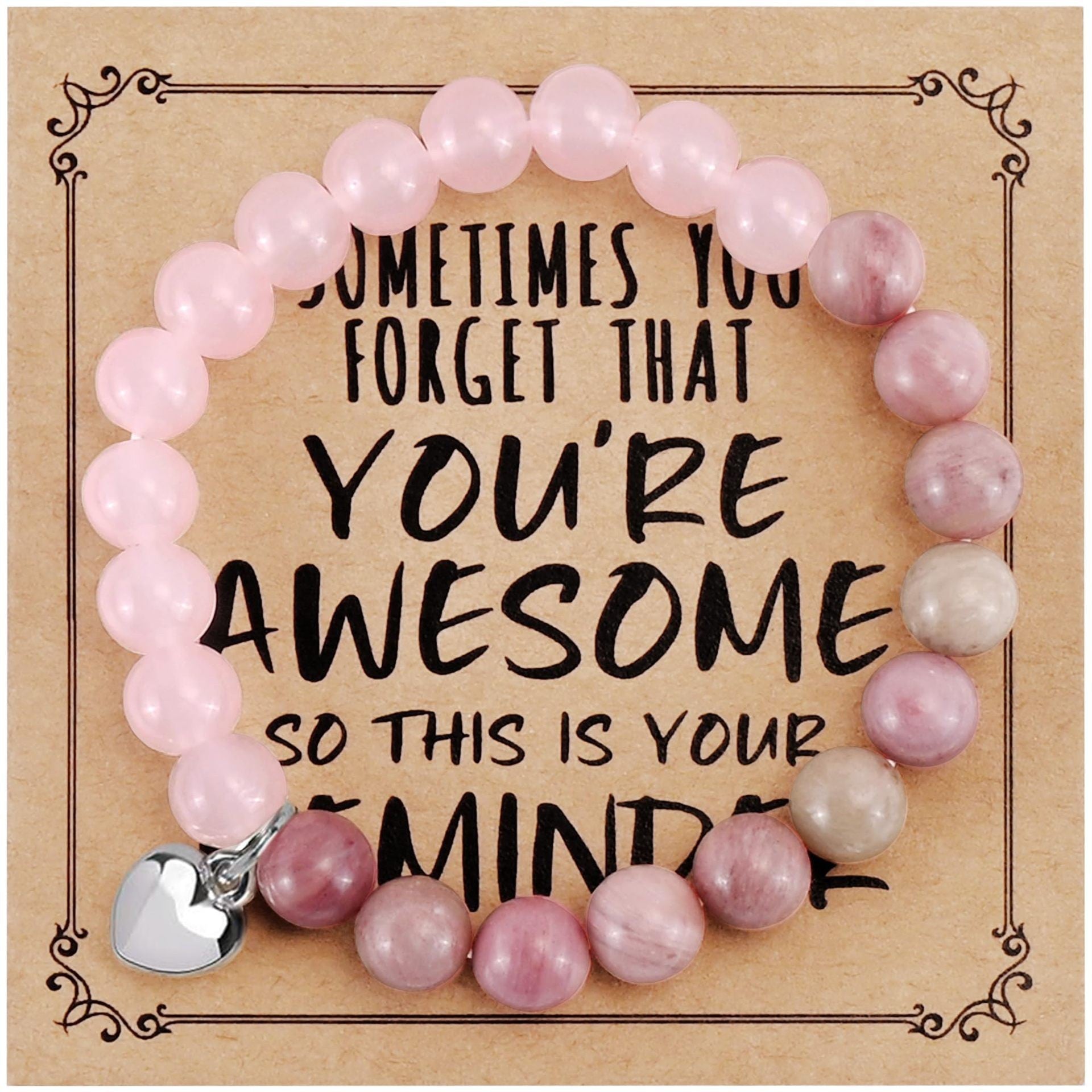 Wholesale 8mm Natural Stone Powder Zebra Tiger Eye Stone Bracelet