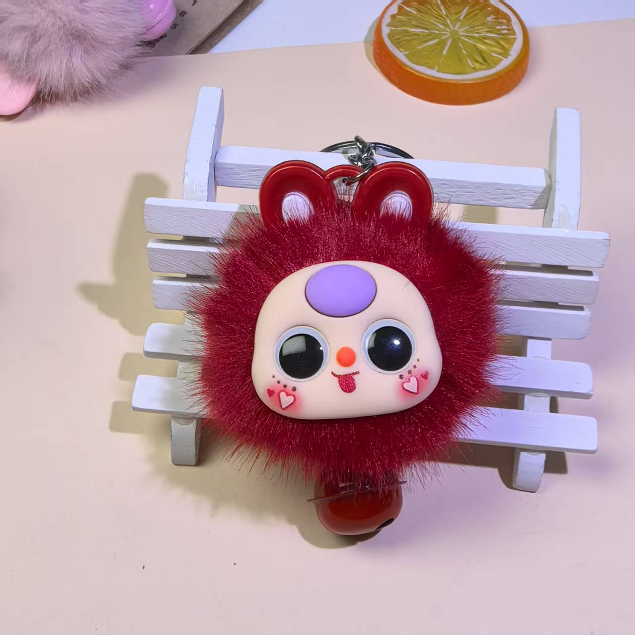 Wholesale Cute cartoon plush keychain