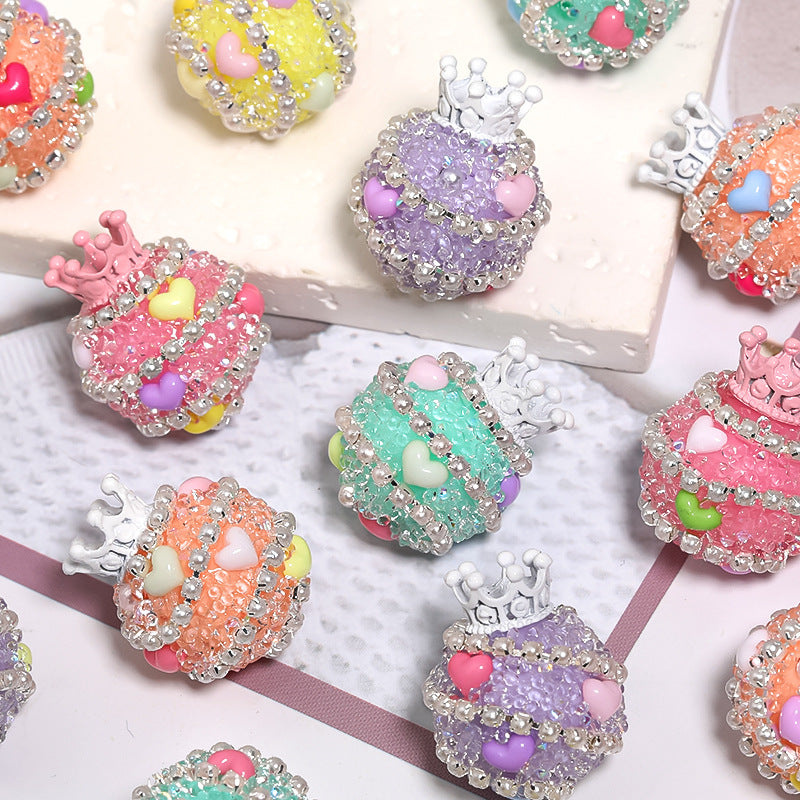 Wholesale 5pcs Crystal Beads with Straight Holes
