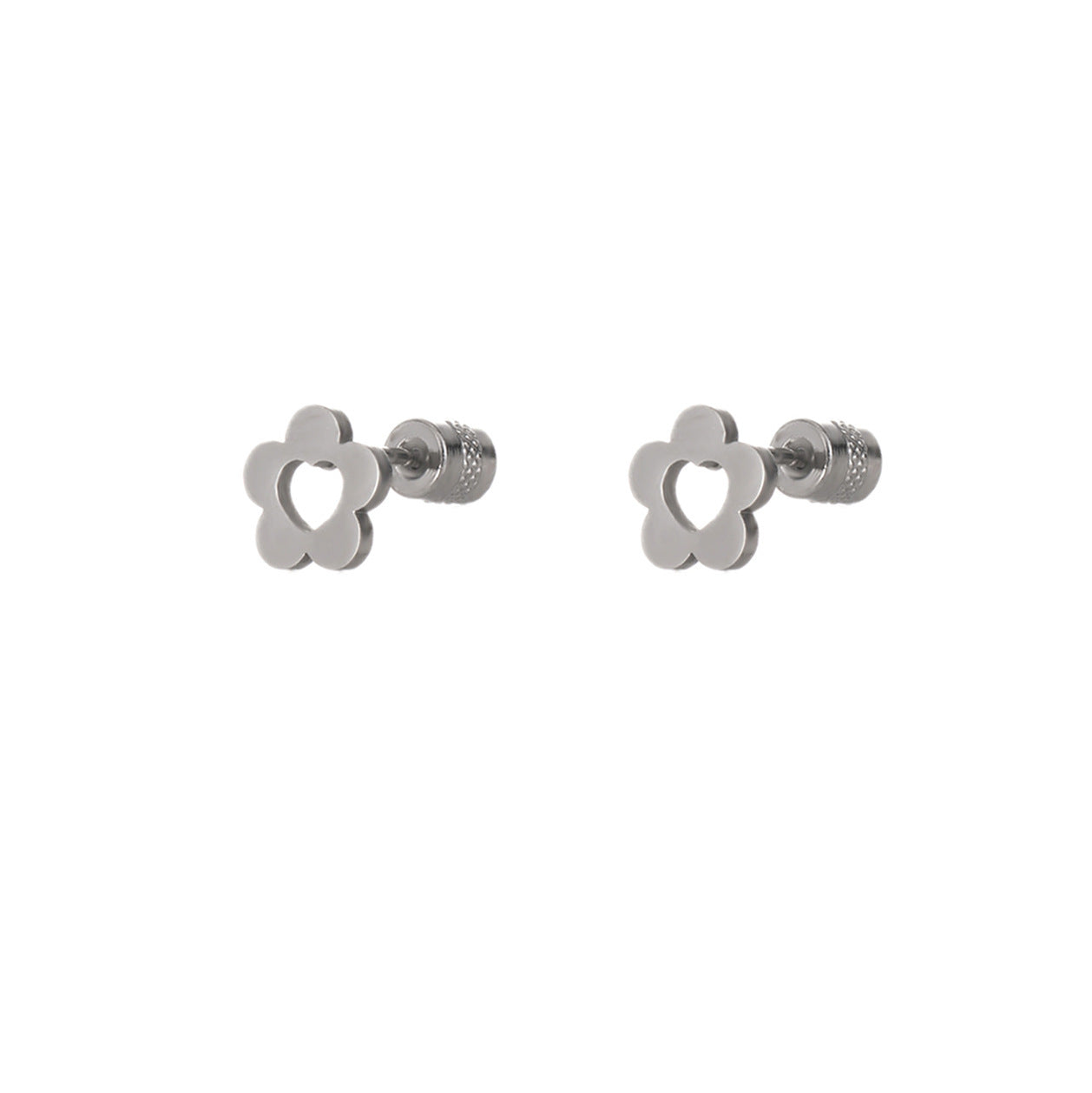 Wholesale Stainless Steel Butterfly Ear Cuff Stud Earrings Geometric Design Fashion Jewelry Accessory for Party Gift