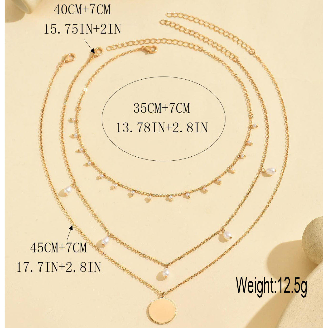 Wholesale multi-layered  niche pendant necklace