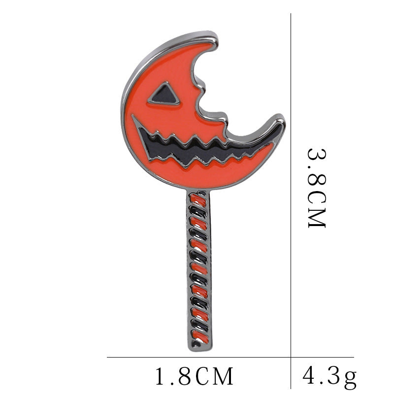 Wholesale  Pumpkin Lollipop Brooch