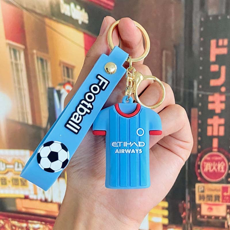 Wholesale Cartoon Jersey PVC Soft Keychain Creative Keychain ACCVIP-KC-XJY001