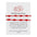 Wholesale  2 pack black red 7 knot red rope lucky friendship woven adjustable couple bracelet