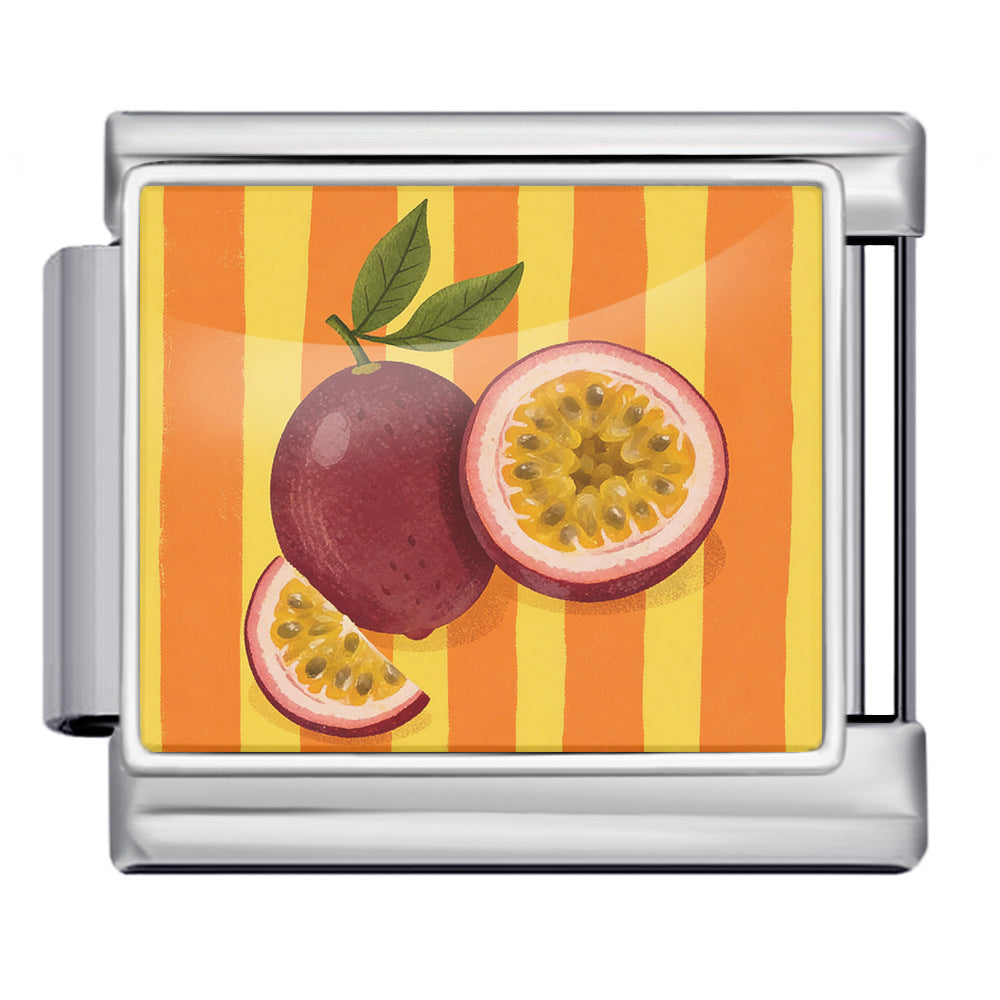 Wholesale 9mm Italian Charm Starter Bracelets DIY square Single Section Creative Stainless Steel Composable Bracelet