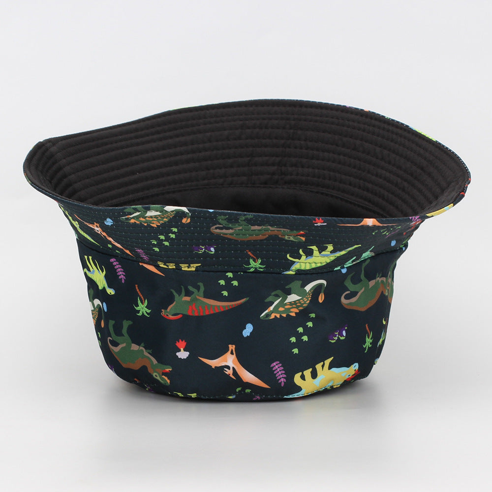 Wholesale  Animal Dinosaur Print Pattern Fisherman Hat Bucket Hat
