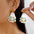 Wholesale Halloween Plate Earrings Acrylic Flower Ghost Skull Earrings