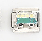 Wholesale 5pcs Italian Charm Bracelet 9mm DIY Splicing Car and Ship Series Stainless Steel Composable Bracelet