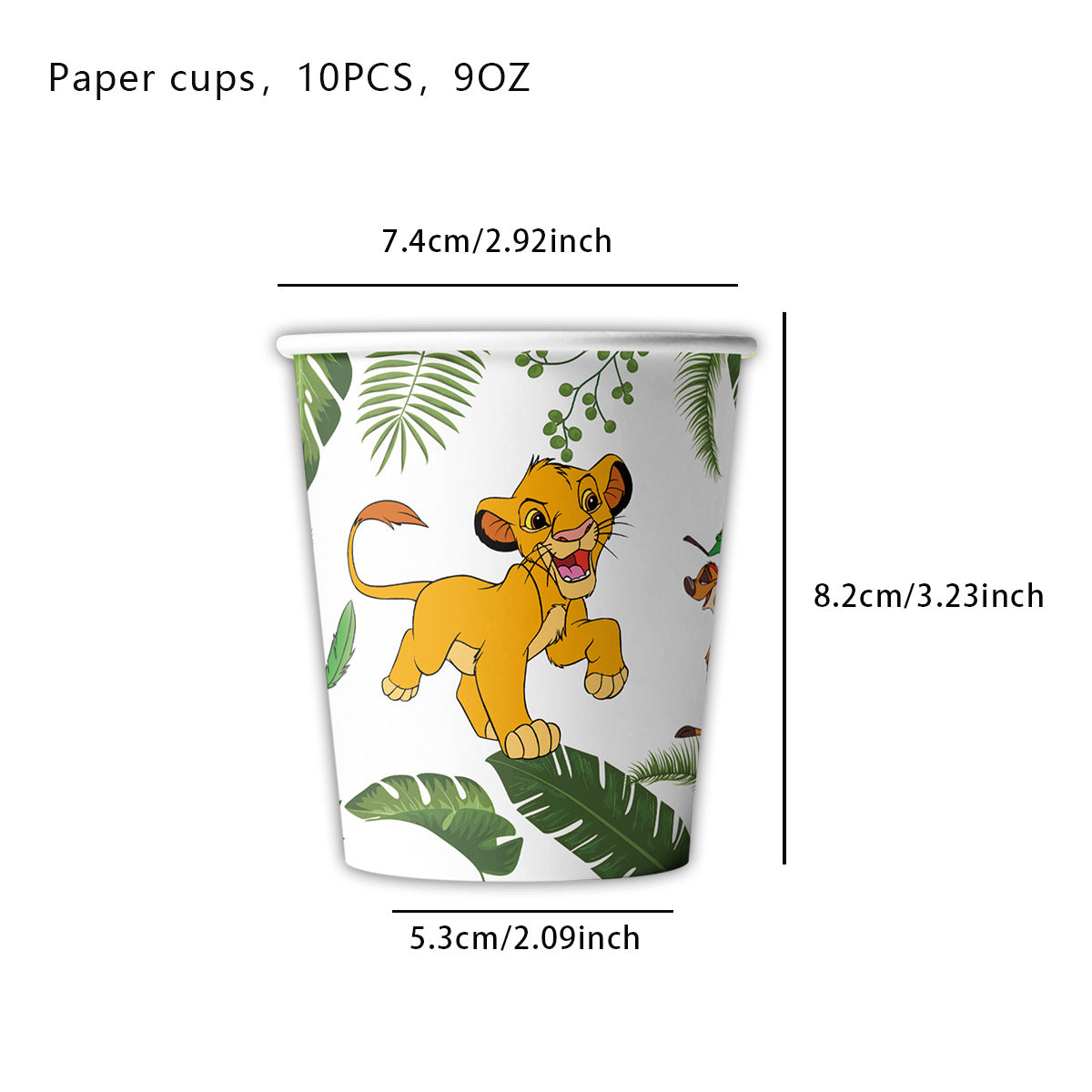 Wholesale Jungle Lion Birthday Theme Package Flag Balloon Paper Plate Paper Cup Tablecloth Decoration