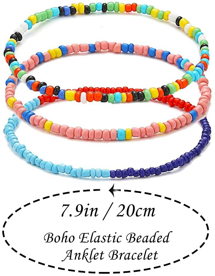 Wholesale  Bohemian Rice Bead Anklet