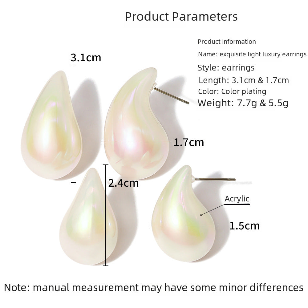 Wholesale  Acrylic water drop earrings