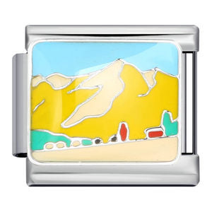 Wholesale Italian Charm Bracelet 9mm DIY Splicing Removable Four Seasons Elements Stainless Steel Composable Bracelet