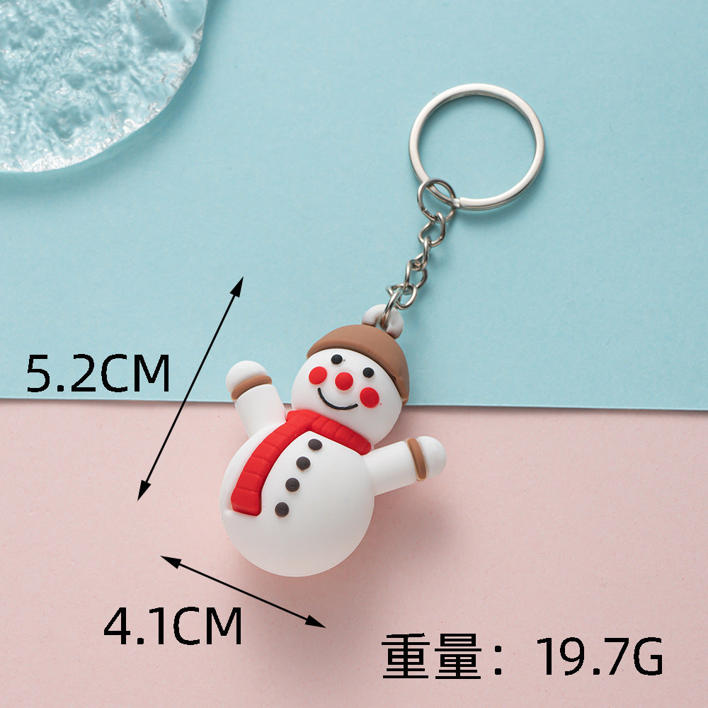 Wholesale Christmas keychain cute Christmas pendant Keychains
