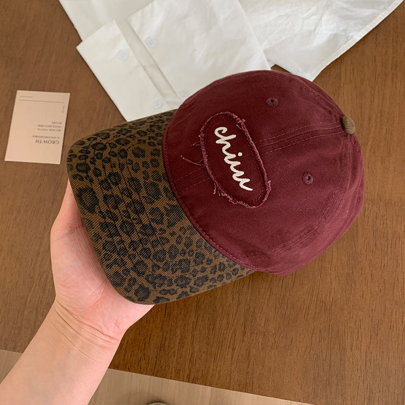 Wholesale Vintage  Leopard Print Baseball Cap