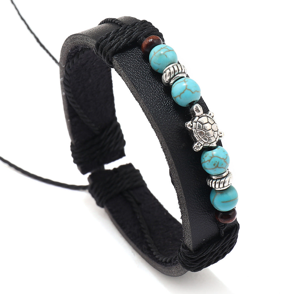 Wholesale  turtle Tiger stone men and women couples bracelet