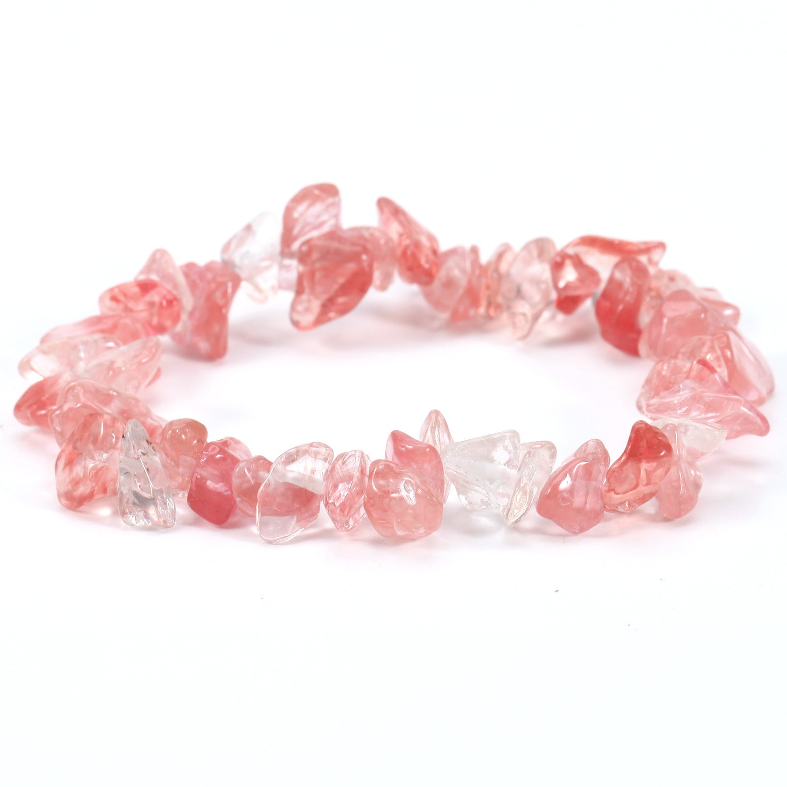 Wholesale Geometric Natural Stone Bracelet Irregular Gravel Beads Elastic Handmade Jewelry Accessory for Boutique Resale