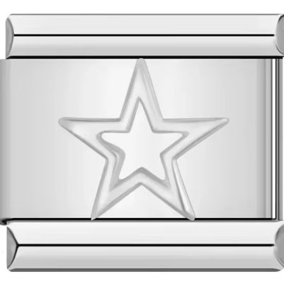 Wholesale Italian Charm Bracelet 9mm DIY Splicing Lipstick Star Stainless Steel Composable Bracelet