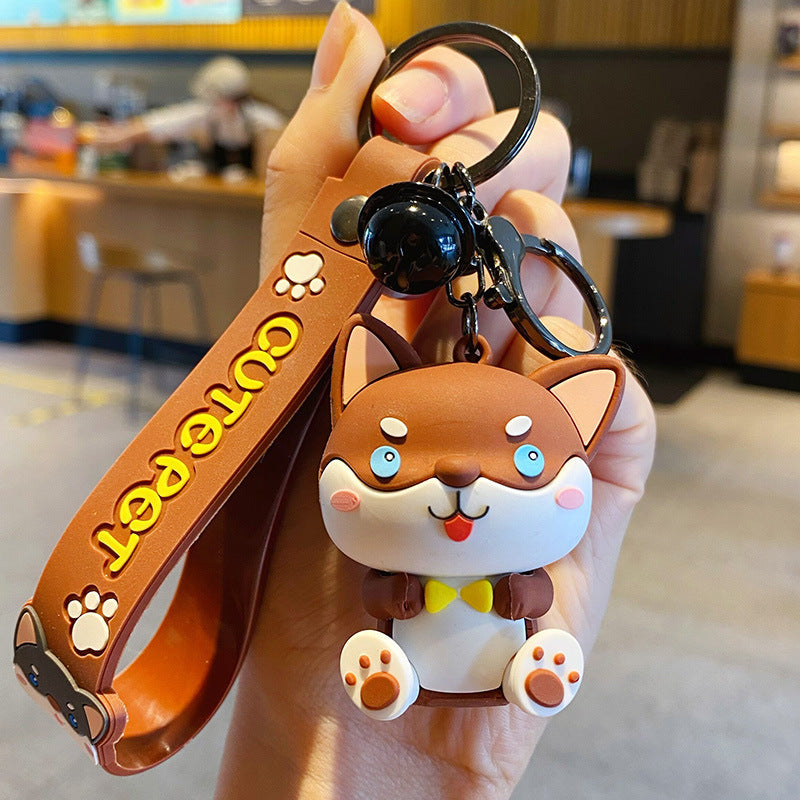 Wholesale Cartoon PVC Soft Glue Puppy Keychain Cute Keychain ACC-KC-YiDa003