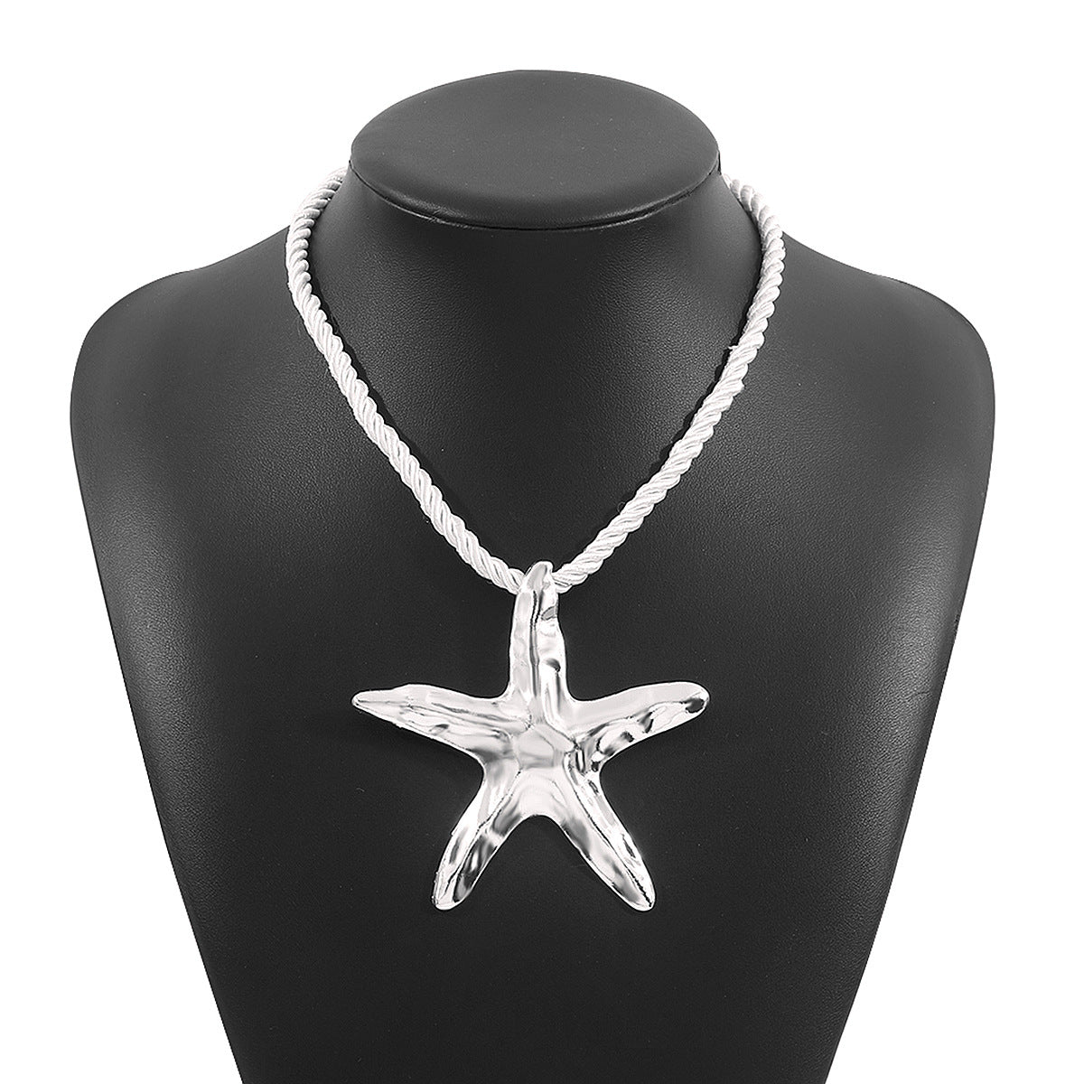 Wholesale beach starfish pendant necklace  ZA  irregular alloy clavicle Necklace