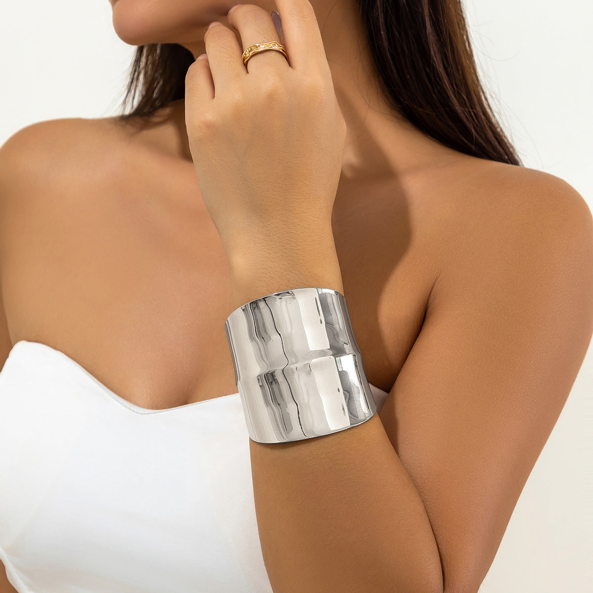 Wholesale Metal Adjustable Cuff Bracelets ACC-BT-XueRou002