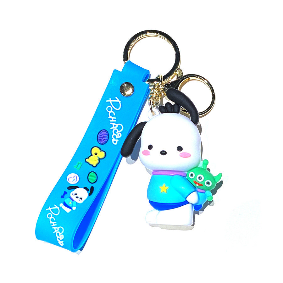 Wholesale Cartoon PVC Soft Glue Cute Keychain ACCVIP-KC-GongZ029