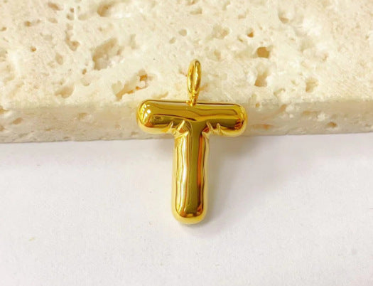 Wholesale Stainless steel bubble letter pendant