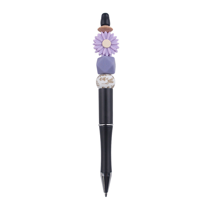 Wholesale Beaded Pen Gel Pen Creative DIY Cartoon Daisy Flowers  Pen