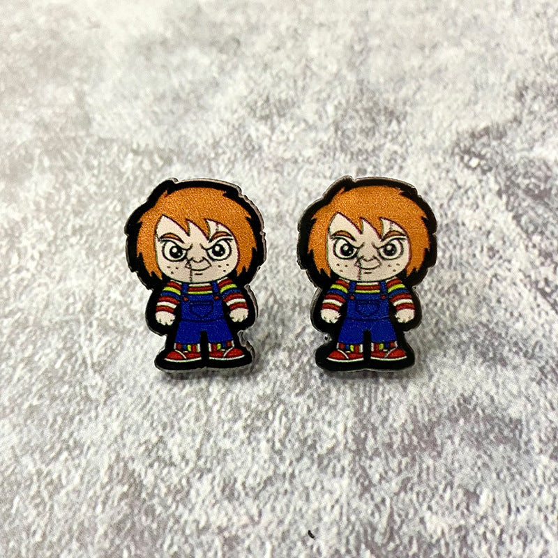 Wholesale Halloween acrylic earrings