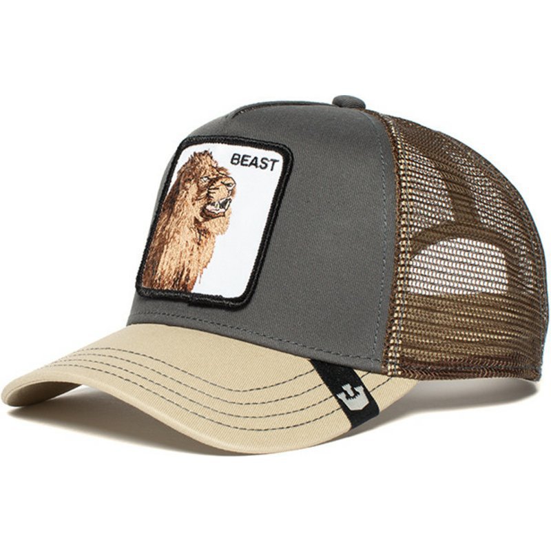 Wholesale Cartoon Animal Sun Protection Mesh Embroidery Hat Baseball Cap ACC-HT-JingKun006