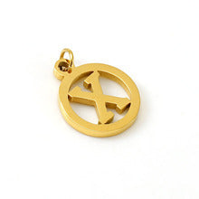 Wholesale Hollow letter Diy 26 English letter pendant