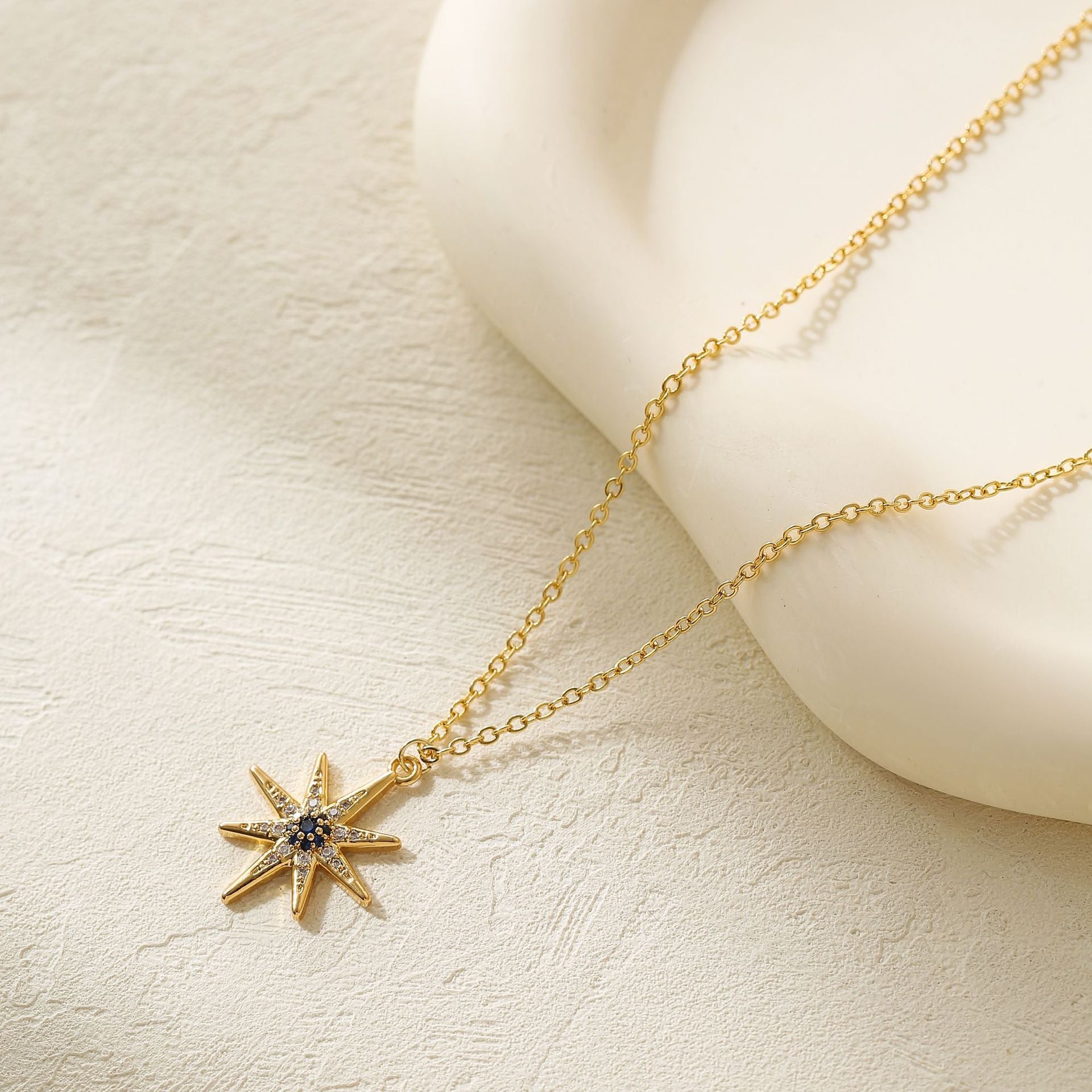 Wholesale Gold and Silver Two-color Necklace