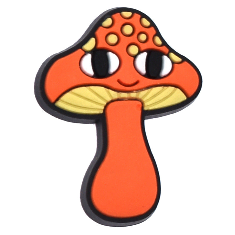 Wholesale  100pcs Random Rainbow Flowers Shoes Accessories Shoes Charms