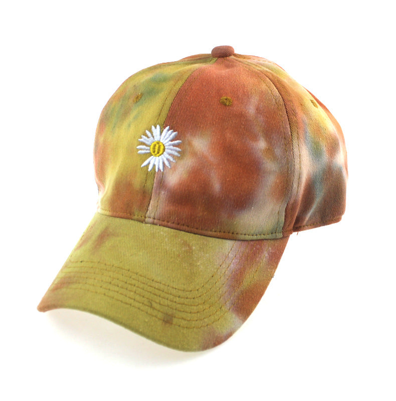 Wholesale Tie-dye Embroidered Coconut Tree Hat Baseball Cap ACC-HT-JiaTuo002