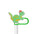 Wholesale  10pcs Cartoon Dinosaur 10mm PVC Soft Straw Tube Cap