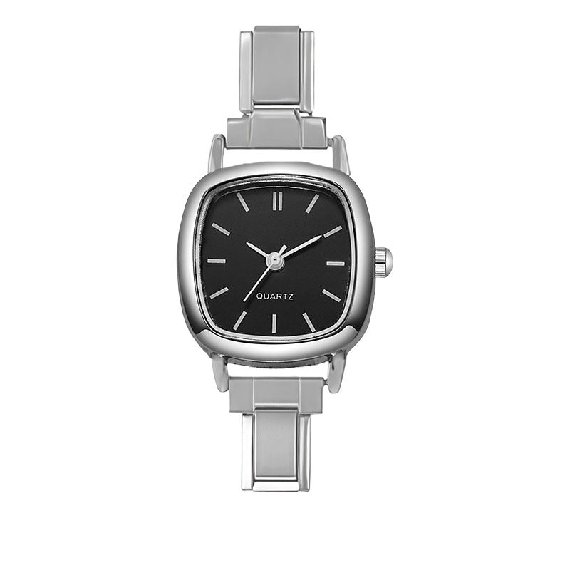 Wholesale Stainless Steel Modular Round Quartz Watch Fashion Accessory DIY Gift for Women