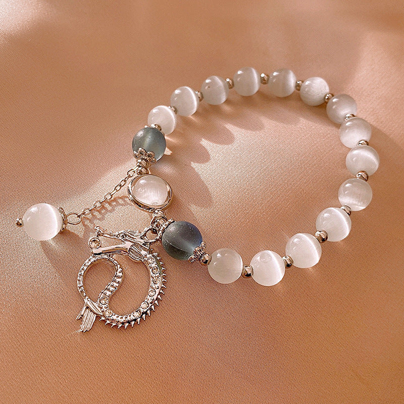 Wholesale Diamond Butterfly Moonlight Cat's Eye Bracelet ACC-BT-KJ003