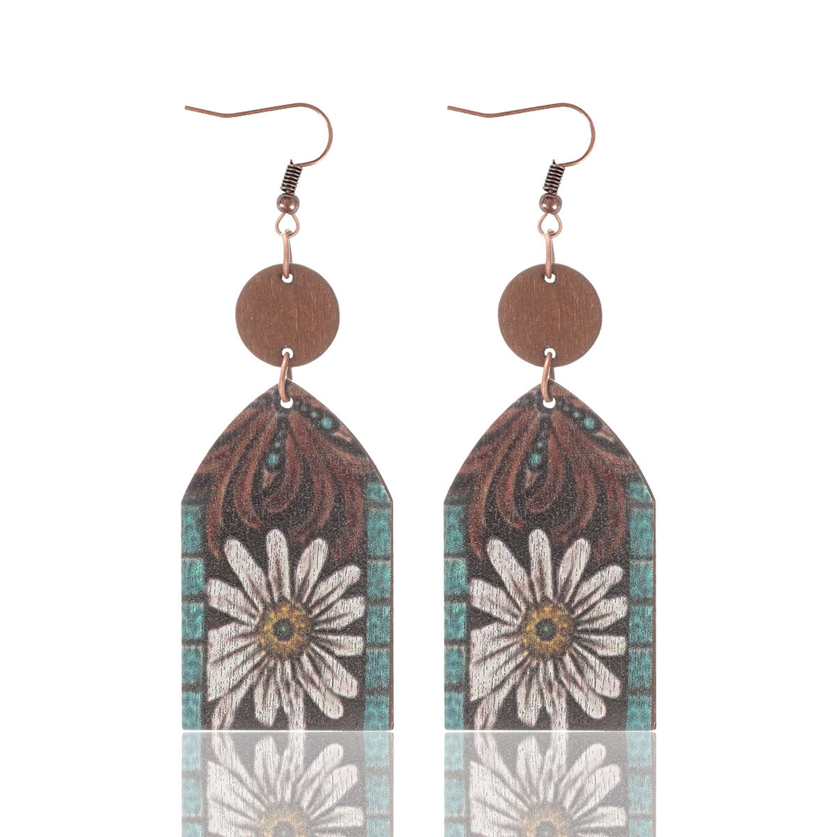 Wholesale  Western Style Wooden Earrings