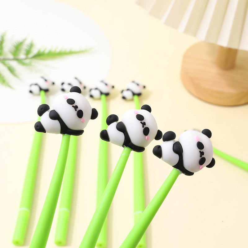 Wholesale 48pcs Cartoon Soft Rubber Panda Shaker Gel Pen ACC-PN-XingCheng001