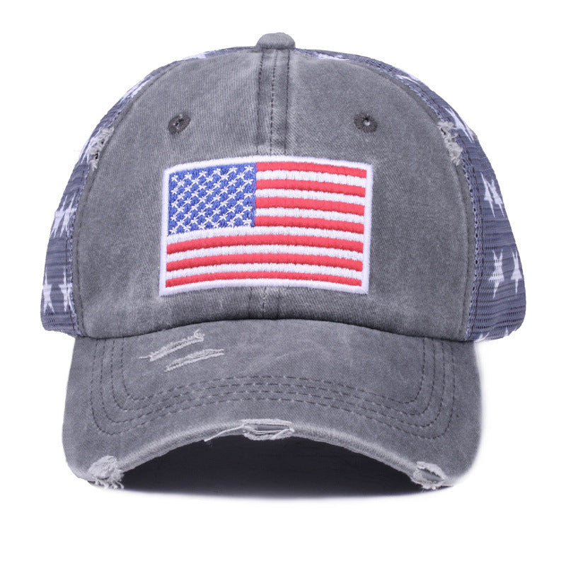 Wholesale distressed baseball embroidery baseball cap