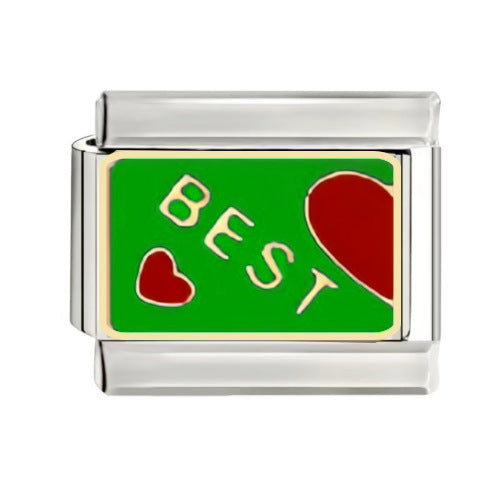 Wholesale  Italian Charm Bracelet 9mm DIY Oil-Drip Color Creative Stainless Steel Composable Bracelet