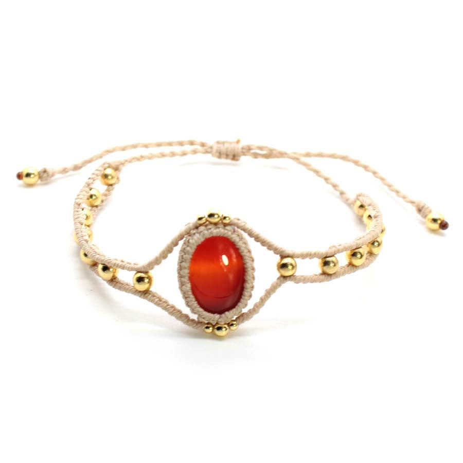 Wholesale Amethyst Crystal Bead Handwoven Angel Eye Bracelet New Chinese Style Adjustable Unisex Jewelry Accessory Boutique Gift