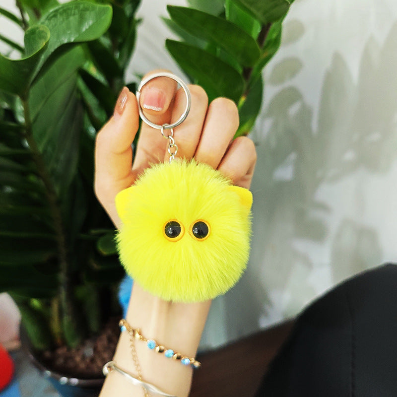 Wholesale Cute Plush Cat Head Keychains ACC-KC-Chengx005