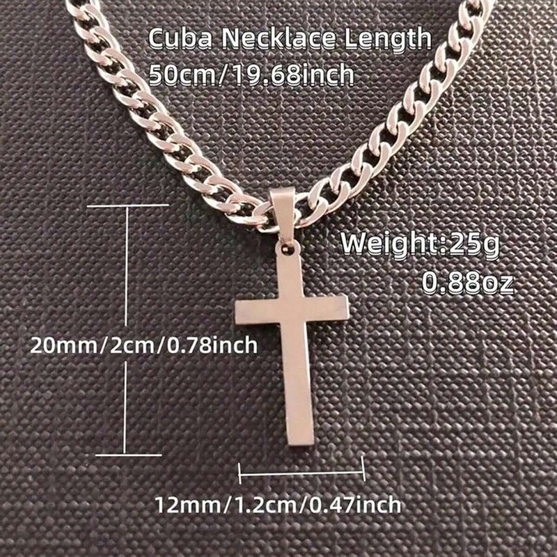 Wholesale Simple Cross Necklace