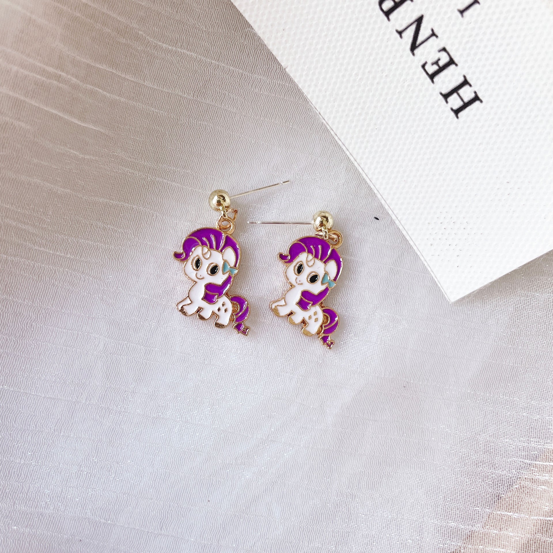 Wholesale Cartoon Cute S925 Silver Needle Earrings ACC-ES-Yijia005