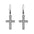 Wholesale Dark Diamond Cross Earrings