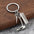 Wholesale Alloy hair dryer scissors keychain