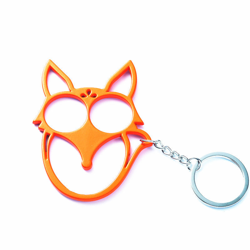 Wholesale Outdoor Fox Metal Pendant Keychain Keychains Accessories ACC-KC-NN001