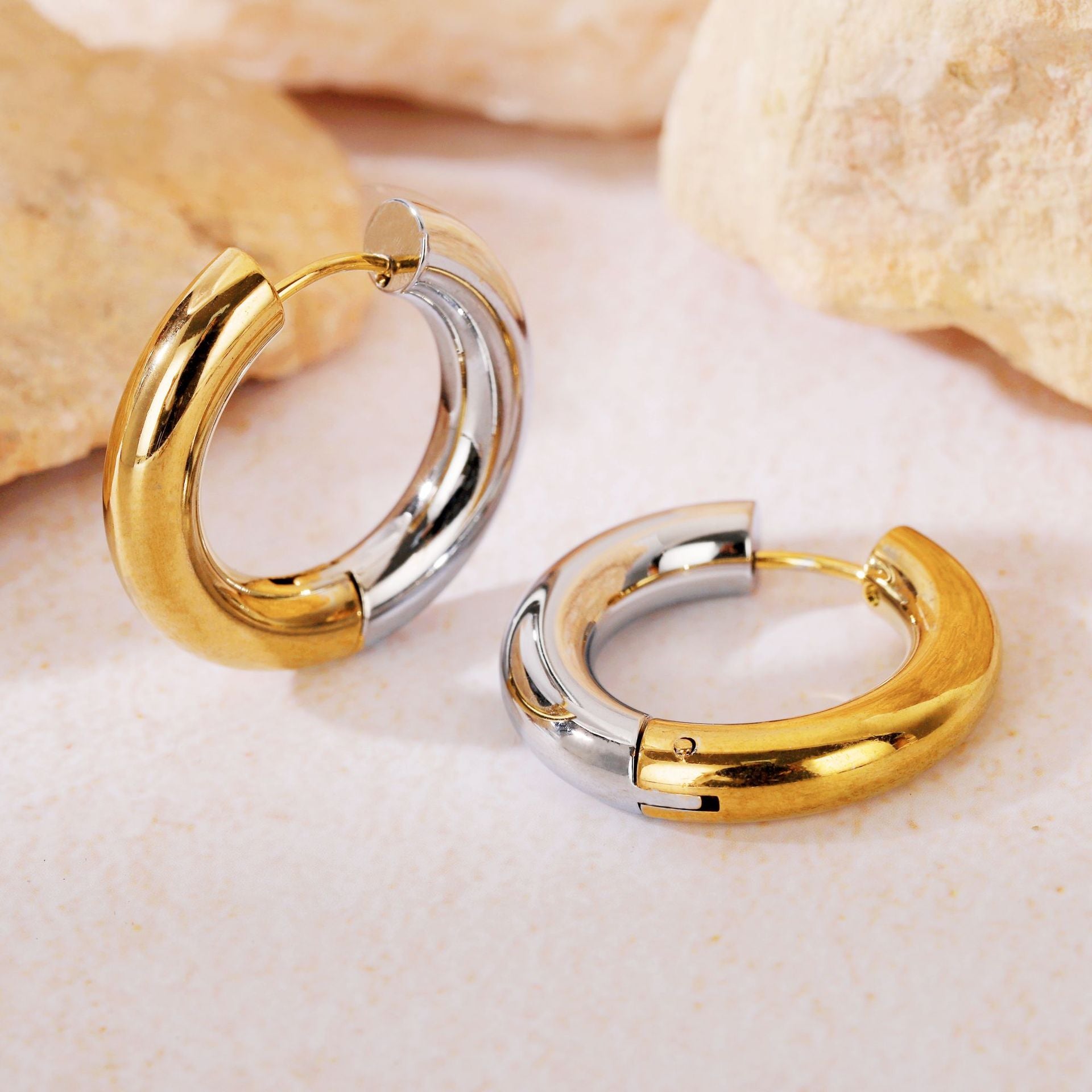 Wholesale Steel titanium hoop earrings