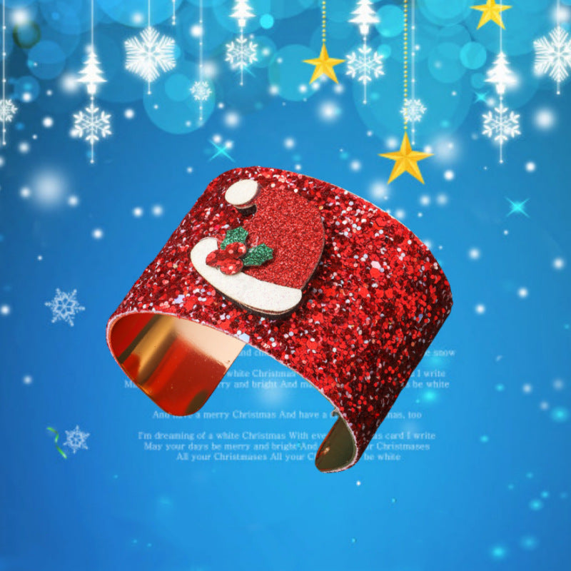 Wholesale Christmas Cute Cartoon Elk Bell Bracelet ACC-BT-JunJie021