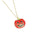 Wholesale  2pcs Exaggerated Color Diamond Pumpkin Children's Necklace